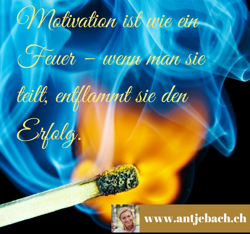 Antje Bach, Zitat, Zitatekarte, inspiriert, Motivation, Feuer, Erfolg, Unternehmen, Flamme