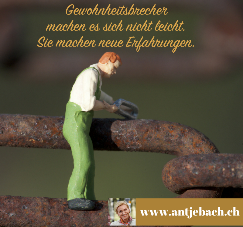Antje Bach, Zitat, Zitatekarte, inspiriert, Erfahrungen, Erfahrung, Gewohnheit, Eigenverantwortung, Sinnstiftung