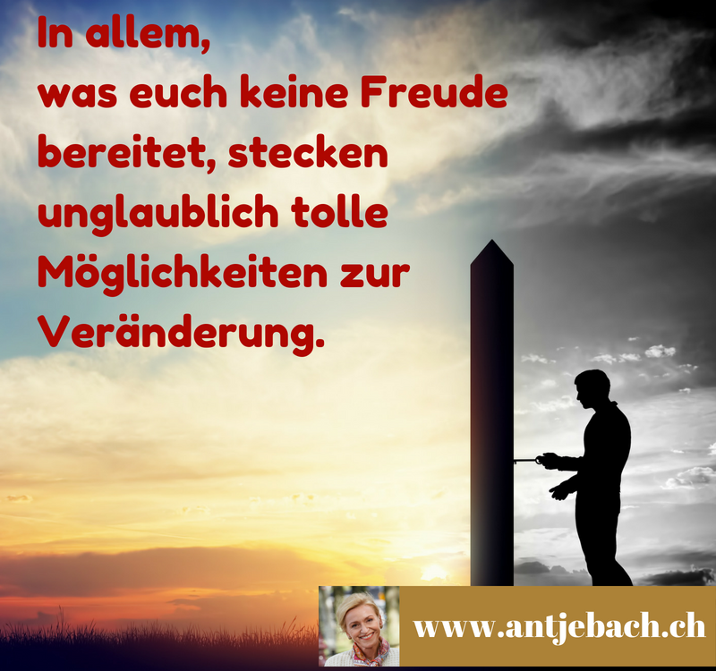 Antje Bach, Möglichkeiten, Veränderung, inspiriert, Zitat, Zitatekarte